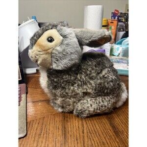 Steiff Rabbit Plush Dossy Stuffed Animal With Ear Tag Germany 10"